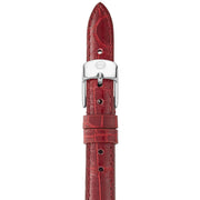 MICHELE 14mm Cabernet Alligator Strap